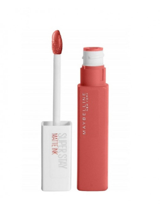 Ruj lichid mat Maybelline New York Superstay Matte Ink, Self-Starter 130