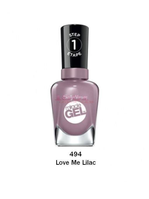 Sally hansen miracle gel lac de unghii love me lilac 494 1 - 1001cosmetice.ro