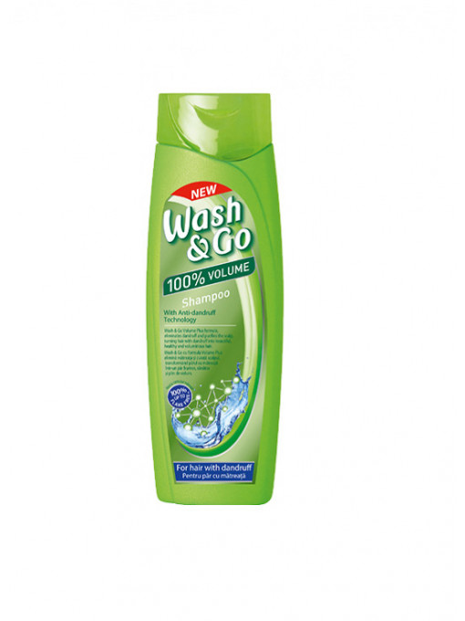 Wash & go | Sampon anti-matreata, wash & go, 360 ml | 1001cosmetice.ro