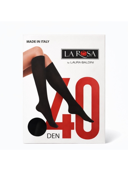 Sosete poliamida lungi Cassia Culoare Negru 40 den Laura Baldini 1 pereche