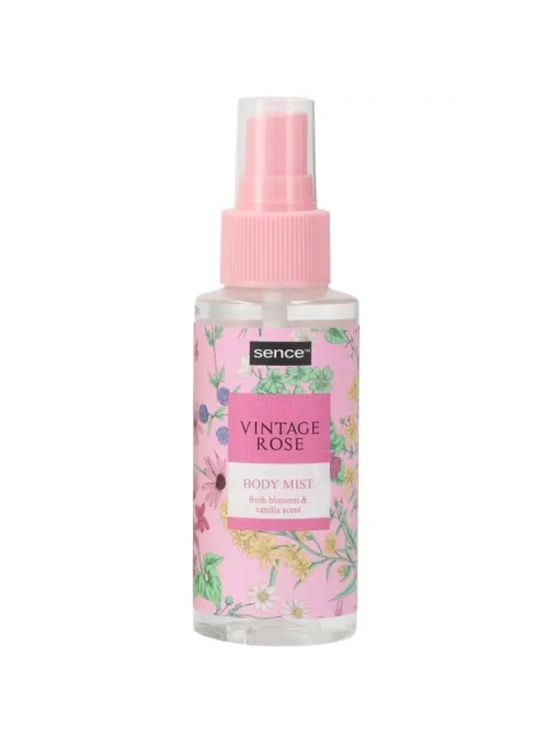 Spray de corp Vintage Rose, Vanilie & Blossom, Sence, 100 ml