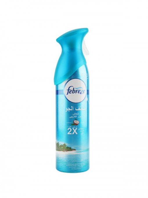 Febreze | Spray odorizant pentru improspatarea aerului, caribbean islands freshness, febreze, 300 ml | 1001cosmetice.ro