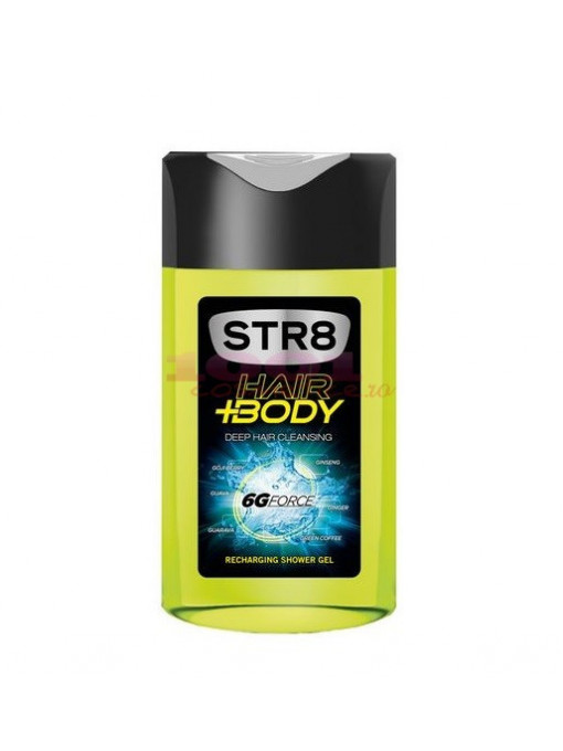 Str8 hair+body 6g force gel de dus corp+par 1 - 1001cosmetice.ro
