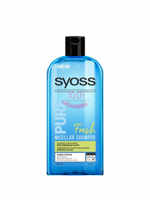 Syoss | Syoss pure fresh micellar sampon pentru par normal | 1001cosmetice.ro