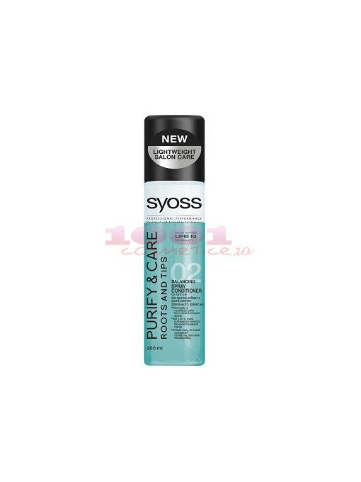 Syoss purify care roots and tips balsam spray pentru par despicat 1 - 1001cosmetice.ro