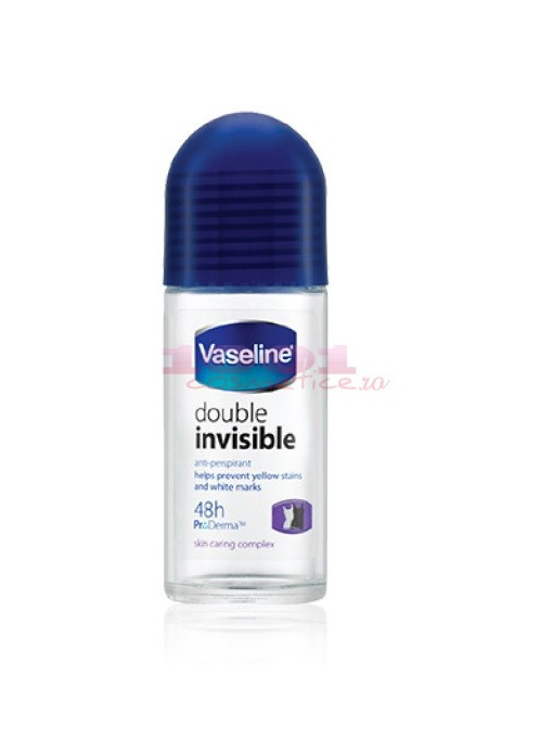 Vaseline double invisible proderma 48h anti-perspirant roll on 1 - 1001cosmetice.ro
