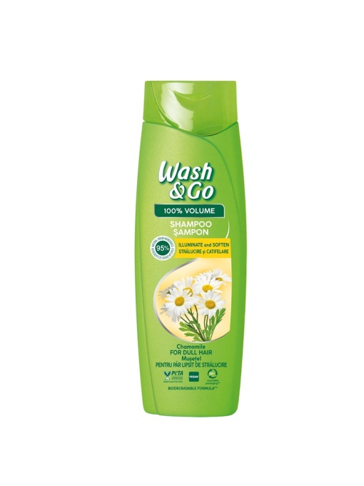 Par, wash &amp; go | Wash & go sampon cu extract de musetel pentru par lipsit de stralucire | 1001cosmetice.ro