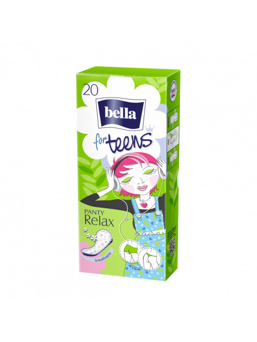Corp | Absorbante zilnice for teens relax, bella, 20 bucati | 1001cosmetice.ro