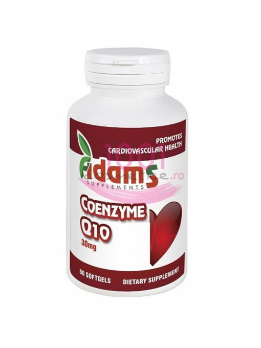Adams coenzyma q10 30 mg supliment alimentar 90 capsule 1 - 1001cosmetice.ro