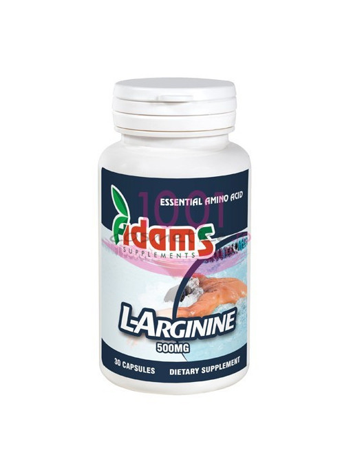 Adams supplements l arginine 500 mg cutie 30 tablete 1 - 1001cosmetice.ro