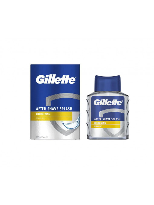Gillette | After shave splash energizing citrus fizz lotiune dupa ras, gillette, 100 ml | 1001cosmetice.ro