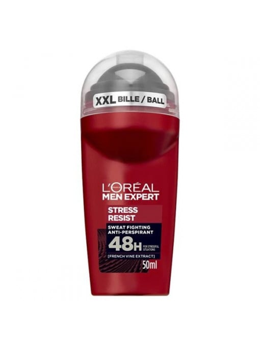 Loreal | Antiperspirant 48h stress resist loreal men expert roll on | 1001cosmetice.ro