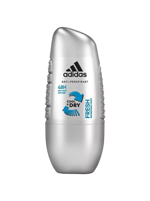 Spray &amp; stick barbati | Antiperspirant deo roll, cool & dry fresh 48h, adidas, 50 ml | 1001cosmetice.ro