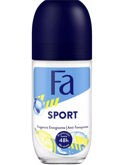 Spray &amp; stick dama, fa | Antiperspirant roll-on sport 48h fa, 50 ml | 1001cosmetice.ro