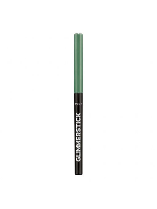 Dermatograf &amp; tus de ochi | Avon glimmerstick creion pentru ochi retractabil forest green | 1001cosmetice.ro