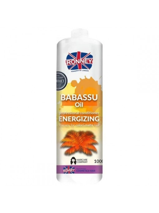 Balsam enerigizant pentru par vopsit, Babassu Oil, Ronney Professional