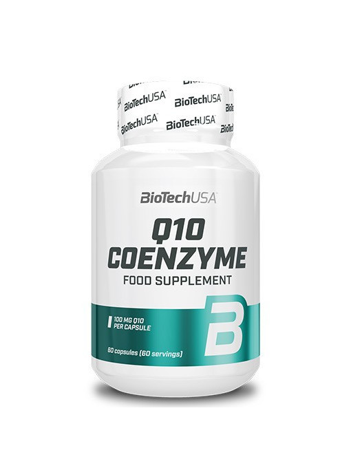 BIOTECH USA Q10 COENZYME FOOD SUPPLEMENT SUPLIMENT ALIMENTAR COENZIMA Q10 60 CAPSULE