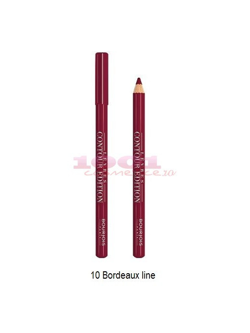 Creion de buze, bourjois | Bourjois levres contour edition creion de buze bordeaux line 10 | 1001cosmetice.ro
