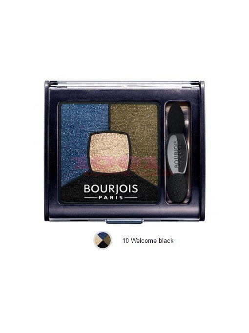 Fard de pleoape, bourjois | Bourjois smoky stories paleta de farduri welcome black 10 | 1001cosmetice.ro
