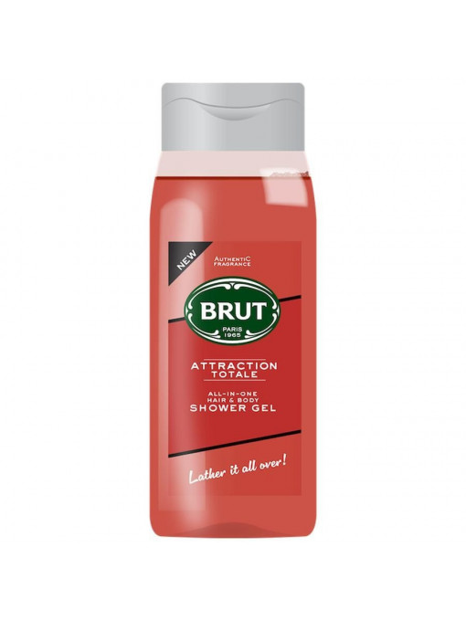 Gel de dus | Brut attraction totale all in one hair & body gel de dus | 1001cosmetice.ro