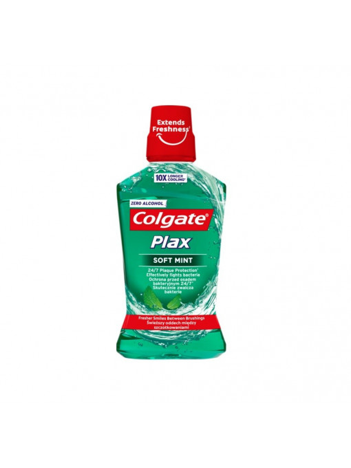 Igiena orala, utilizare: apa de gura | Colgate plax soft mint apa de gura | 1001cosmetice.ro