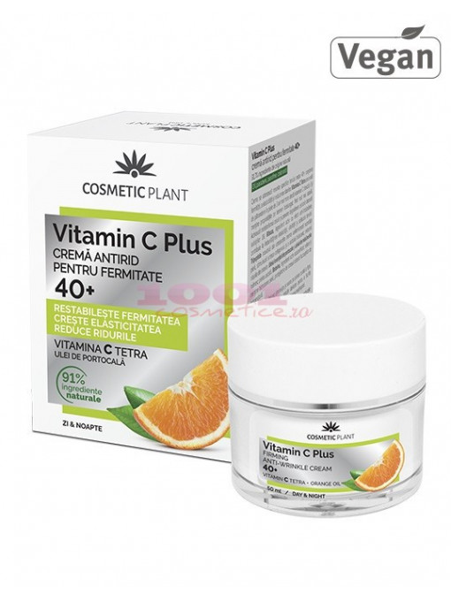 Cosmetic plant crema antirid pentru fermitate 40+ vitamin c plus 1 - 1001cosmetice.ro