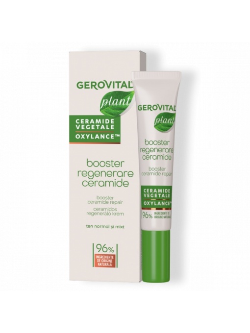 Crema Booster Regenerare Ceramide Gerovital Plant, 15 ml