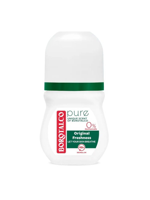 Parfumuri dama | Deodorant antiperspirant roll-on, pure original, borotalco, 50 ml | 1001cosmetice.ro