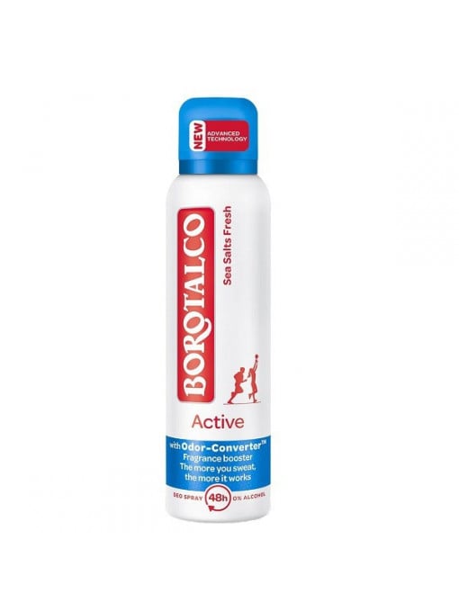 Deodorant antiperspirant spray Odor - Converter, Borotalco Active, 150 ml