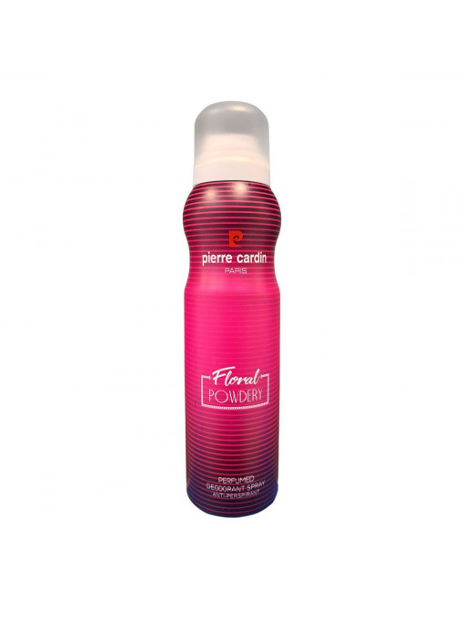 Pierre cardin | Deodorant parfumat spray floral powdery pentru femei, pierre cardin, 150 ml | 1001cosmetice.ro