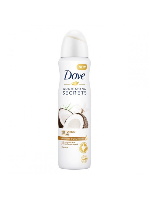 Parfumuri dama, dove | Dove coconut & jasmine flower 48h anti-perspirant deo spray | 1001cosmetice.ro