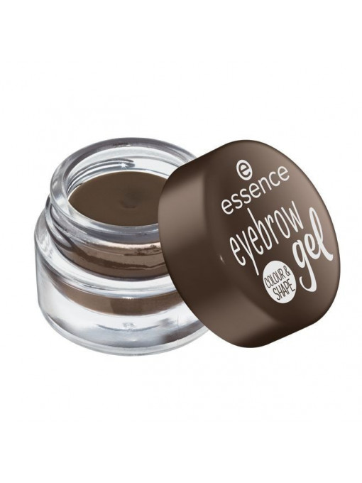 Essence eyebrow gel colour & shape gel pentru sprancene brown 01 1 - 1001cosmetice.ro