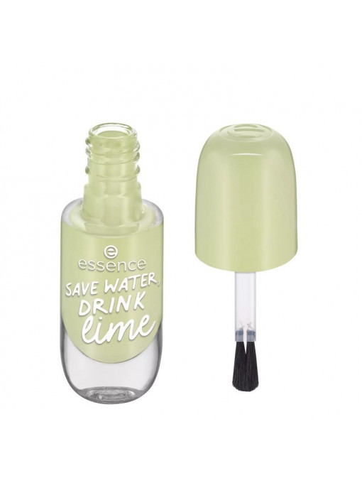 Essence gel nail colour lac de unghii cu aspect de gel save water drink lime 49 1 - 1001cosmetice.ro