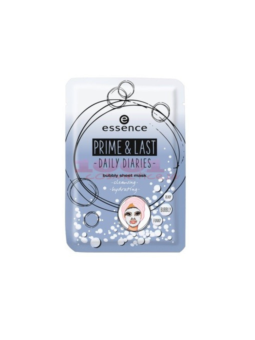 Essence prime last daily diaries bubbly sheet mask masca de hartie 1 - 1001cosmetice.ro