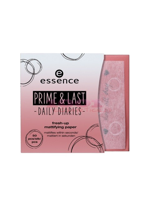 [Essence prime last daily diaries fresh up mattifyng paper hartie matifianta pentru ten - 1001cosmetice.ro] [1]