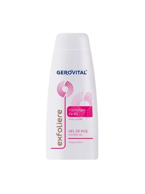 Promotii | Gel de dus, aha complex, exfoliere, gerovital, 400 ml | 1001cosmetice.ro