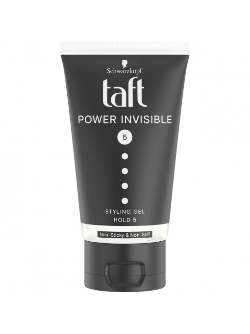 Gel de par Power Invisible, putere 5, Taft, 150 ml