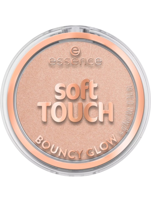 Highlighter (iluminator), essence | Iluminator soft touch bouncy glow highlighter glazed dew 20 essence | 1001cosmetice.ro