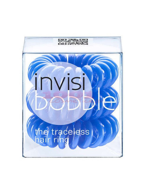Par | Invisibobble traceless hair ring inel pentru par albastru | 1001cosmetice.ro