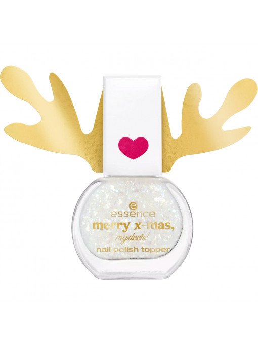 Unghii | Lac de unghii cu sclipici merry x-mas, my deer!, essence | 1001cosmetice.ro