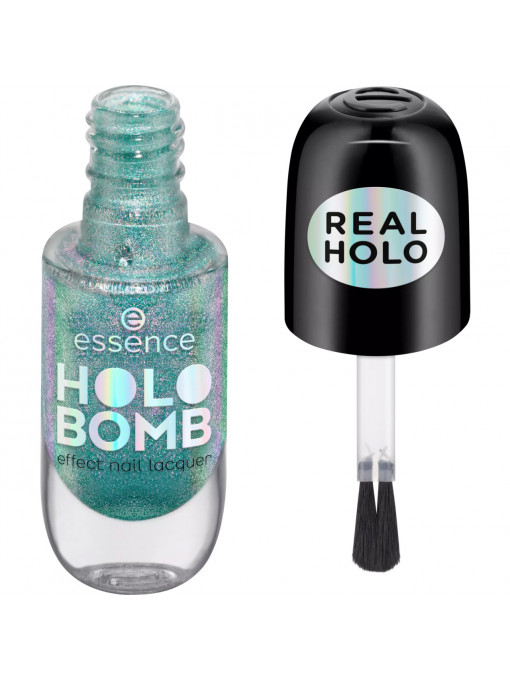 Produse cosmetice online - 1001cosmetice.ro | Lac de unghii holo bomb effect, holo it's me 04, essence | 1001cosmetice.ro