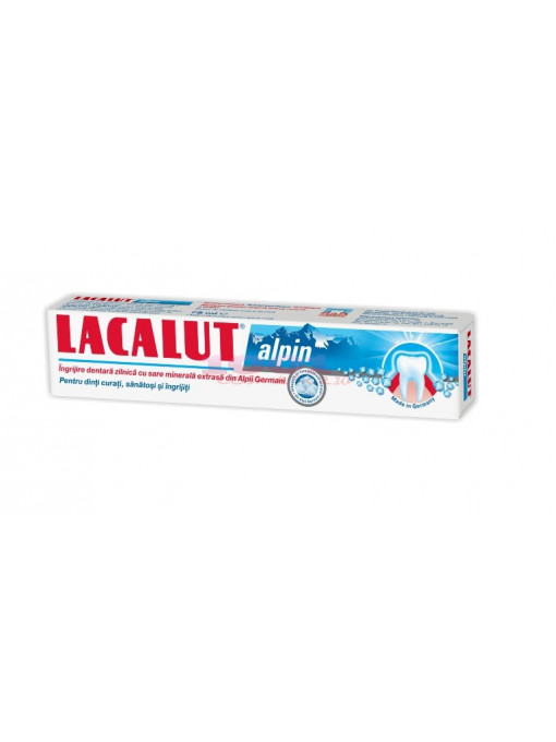 Igiena orala, utilizare: pasta de dinti | Lacalut alpin pasta de dinti | 1001cosmetice.ro
