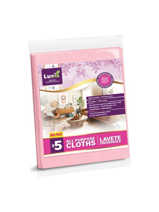 Curatenie, luxia | Lavete universale, set 5 bucăți, luxia 4007 | 1001cosmetice.ro