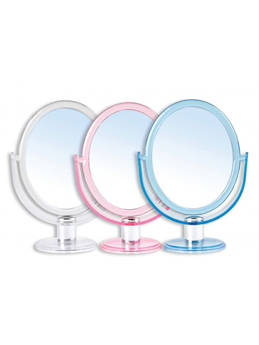 Accesorii machiaj, tip accesorii makeup: oglinzi | Lionesse mirror oglinda ovala cu suport 2084/6 | 1001cosmetice.ro
