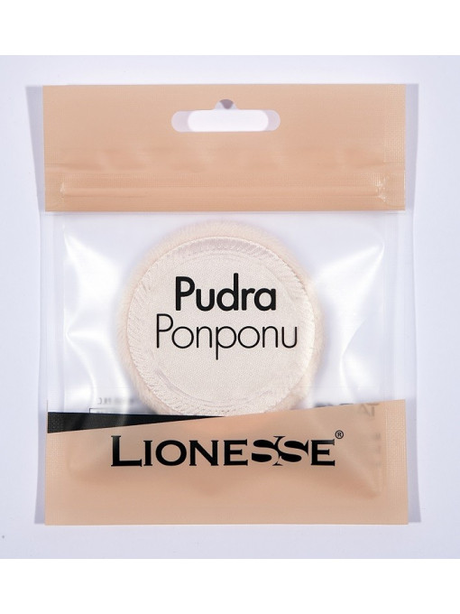 Lionesse ponpon burete aplicare pudra 145 1 - 1001cosmetice.ro