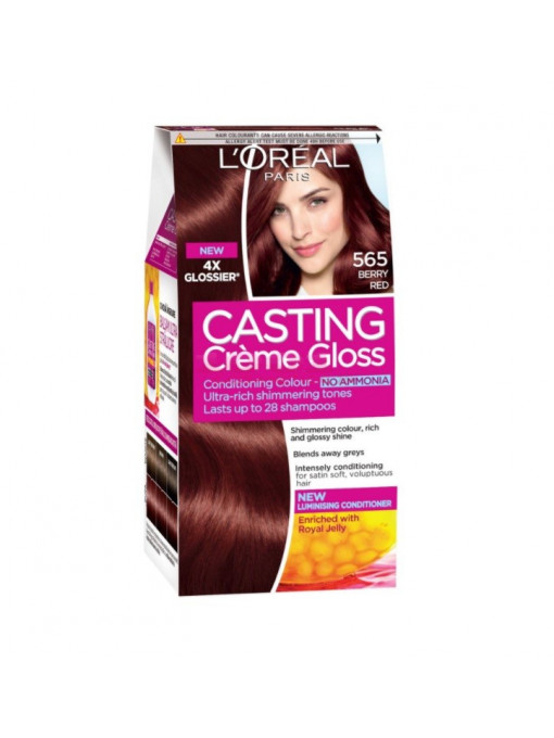 Loreal paris casting creme gloss vopsea 565 berry red 1 - 1001cosmetice.ro