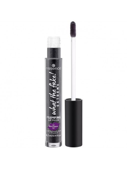 Luciu de buze What the fake! EXTREME PLUMPING LIP FILLER Pepper Me Up! 03 Essence, 4.2 ml