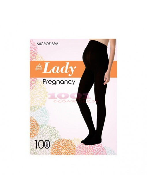 Lucy dan lady pregnancy microfibra ciorapi gravide 100 den culoare negru 1 - 1001cosmetice.ro