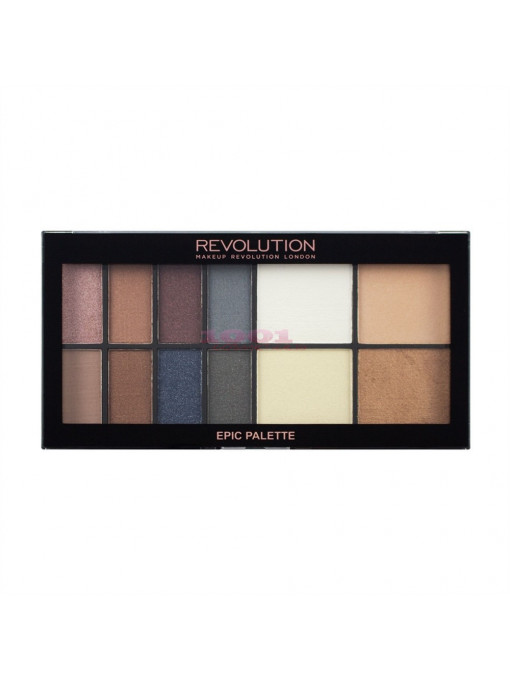 Fard de pleoape, makeup revolution | Makeup revolution epic nights eyeshadow and highlighter palette | 1001cosmetice.ro