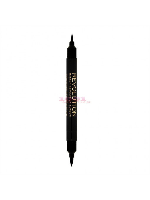 Makeup revolution london awesome double flick liquid eyeliner cu 2 capete 1 - 1001cosmetice.ro